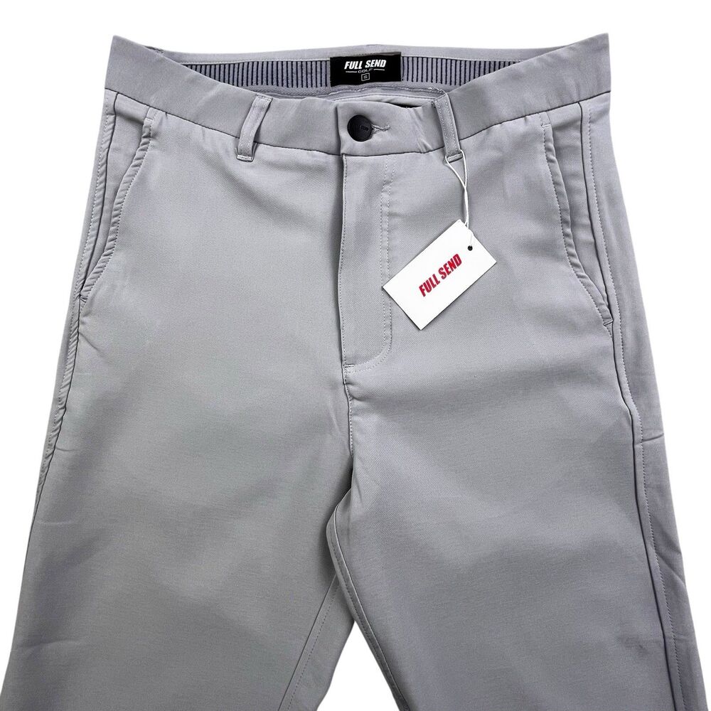Full Send Golf Pants Size Small 30x31 Gray Performance Stretch Grip Waist NEW